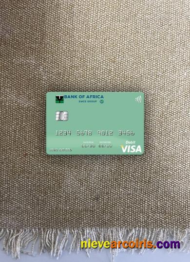 Madagascar Bank of Africa visa debit card photolook